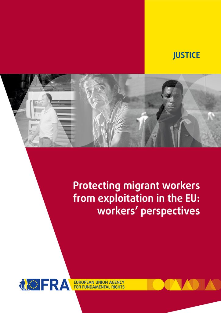 thumbnail of 2019 FRA – Protecting migrant workers from exploitation in the EU – Workers‘
