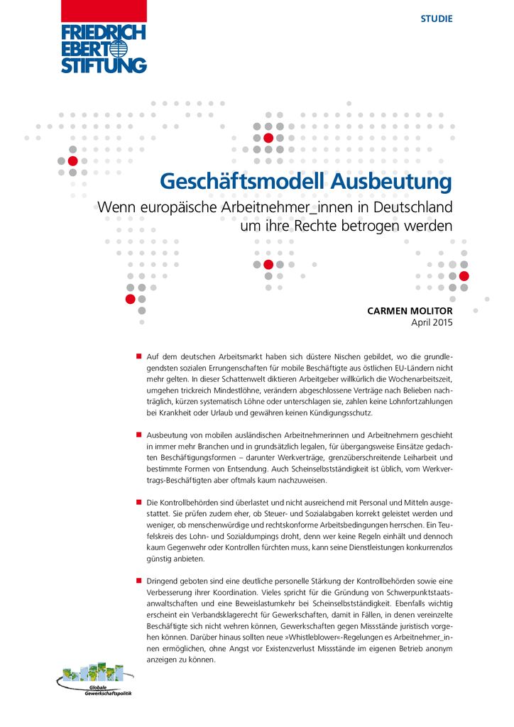 thumbnail of 2015 FES – Geschäftsmodell Ausbeutung – Studie